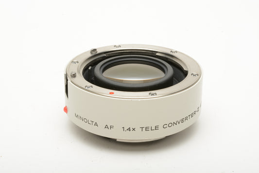 Minolta AF 1.4x Teleconverter-II APO w/Case, Caps, Read*