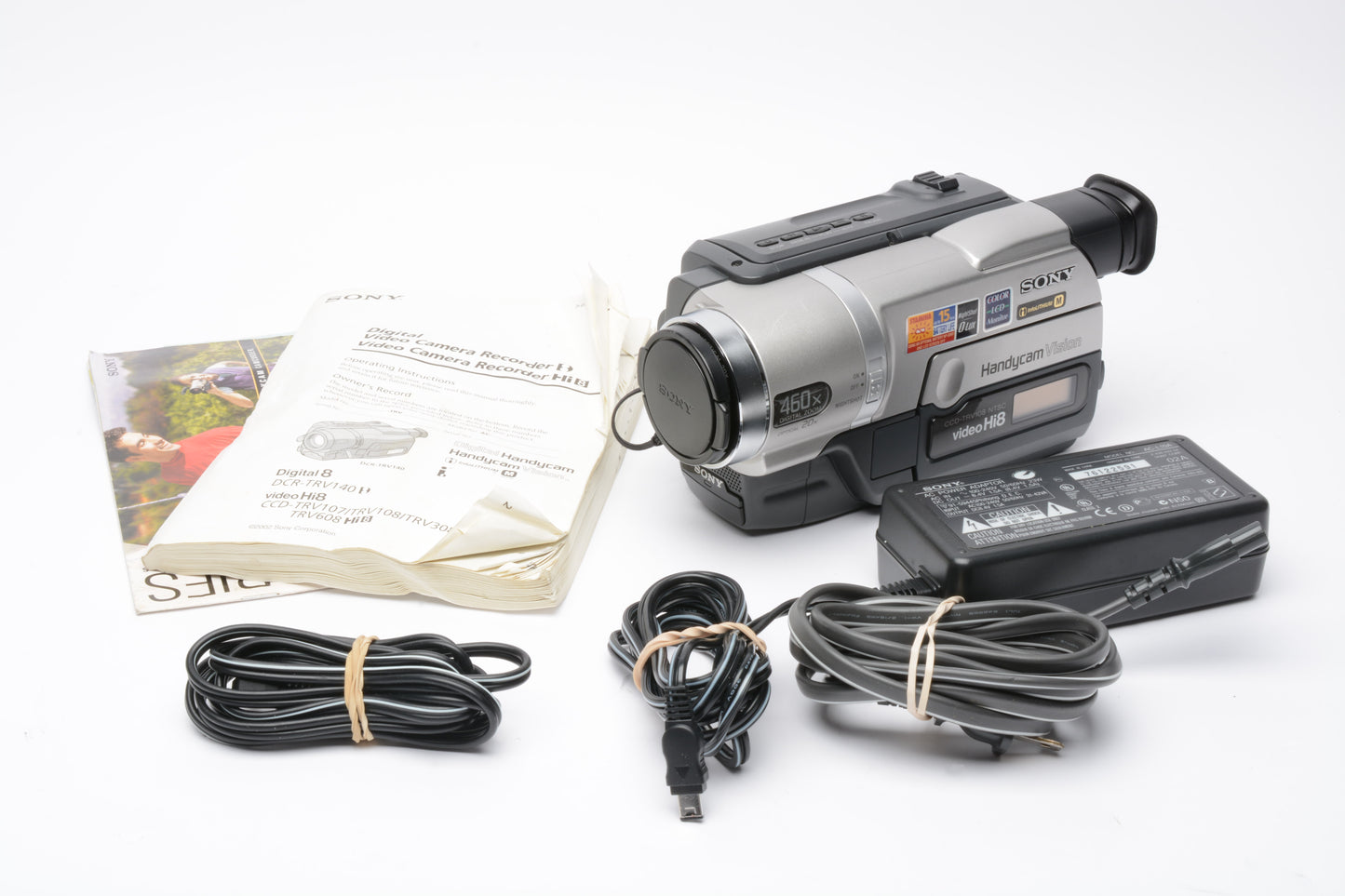 Sony CCD TRV-108 Hi8 Video camcorder, tested, Great!, manual+AC Adapte/charger