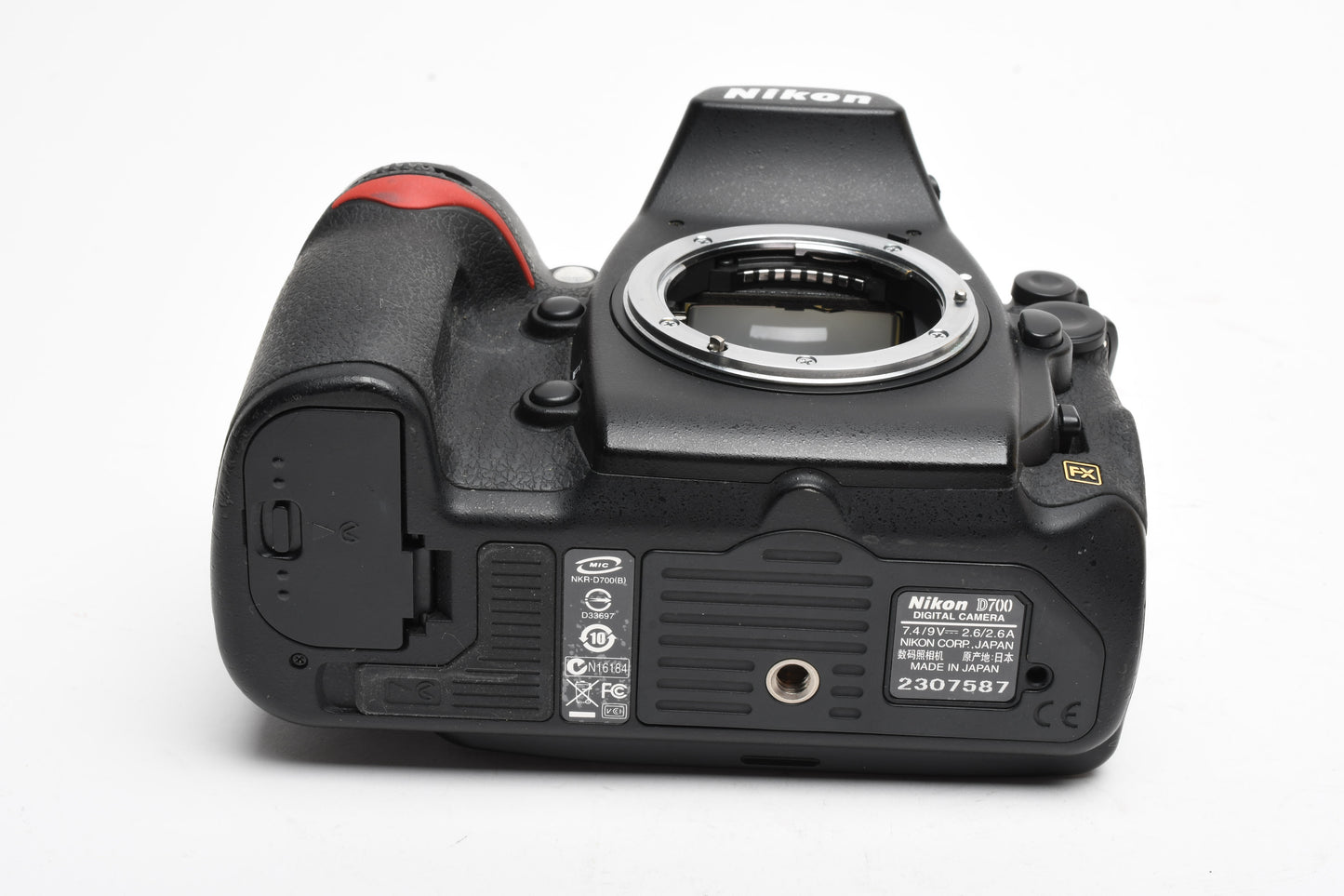 Nikon D700 DSLR Body w/Batt, charger, manuals, 82K Acts, Boxed
