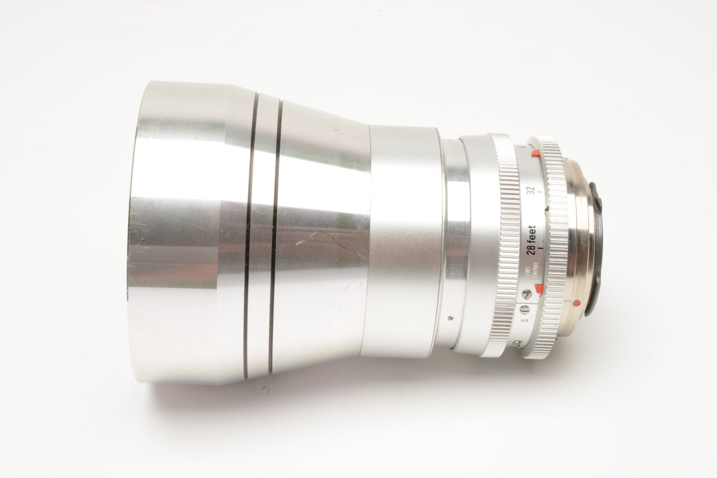 Kodak Schneider Retina Tele-Xenar 200mm f4.8 DKL lens w/caps, hood, case & filters