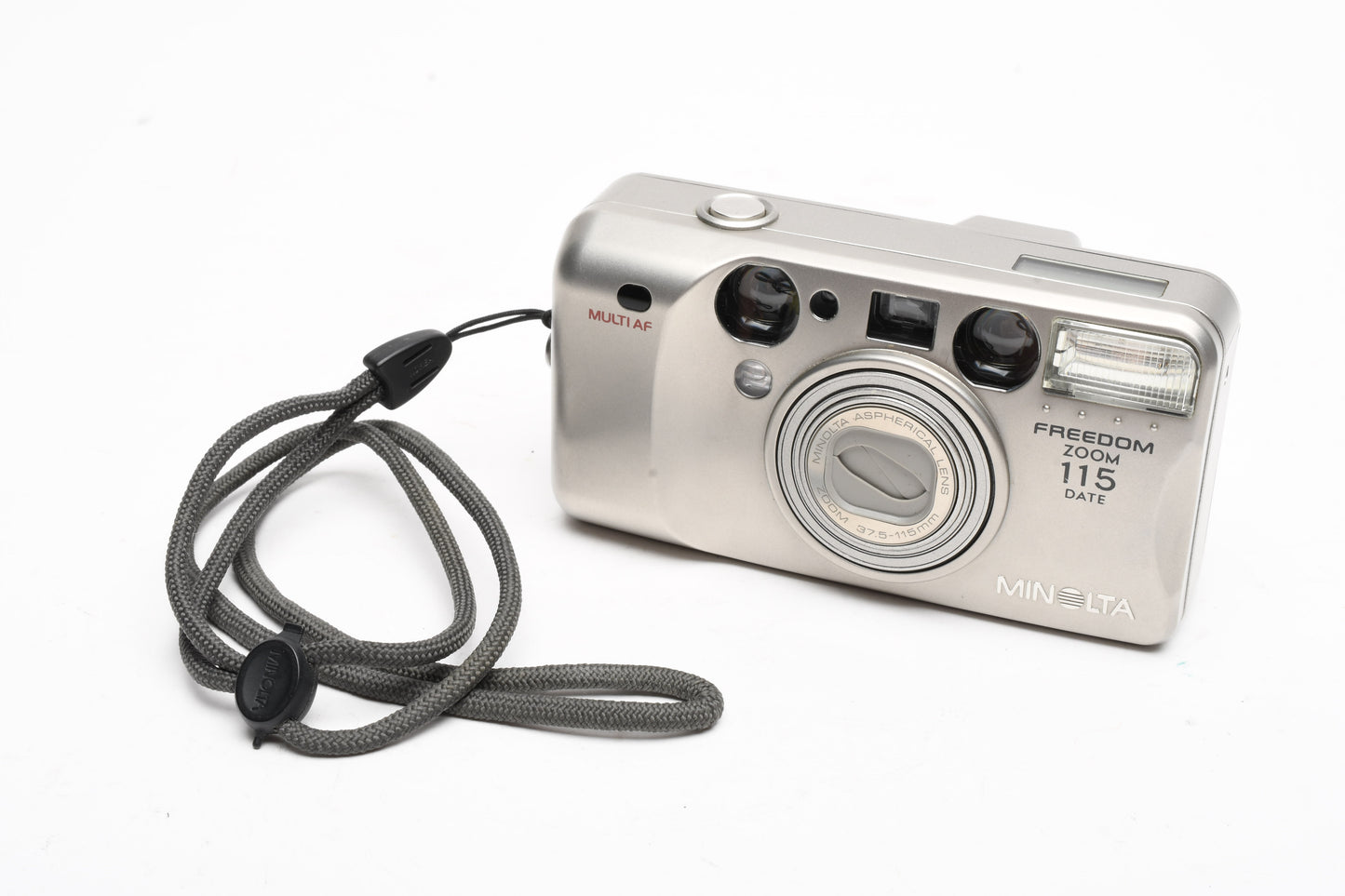 Minolta Freedom Zoom 115 35mm Point&Shoot camera, strap, Tested