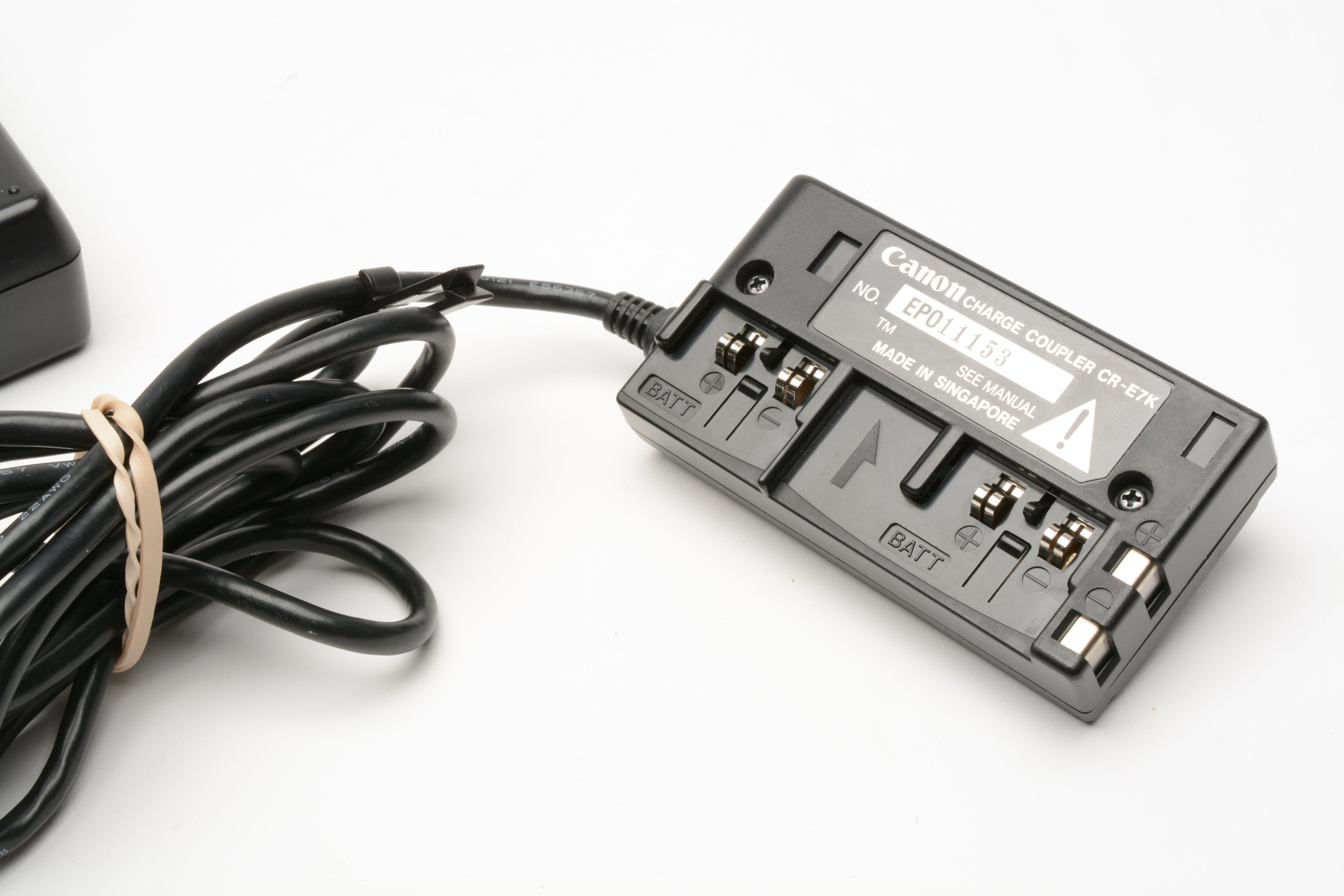 Canon CA-E7 AC/DC Power Supply Adapter w/Canon Charger Coupler CR