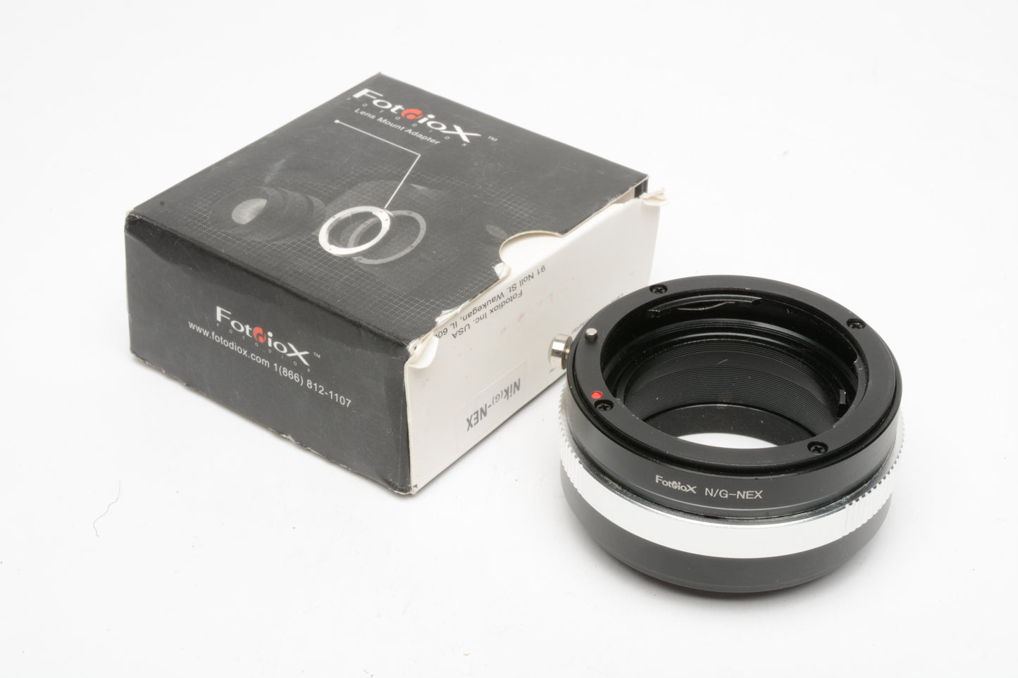 Fotodiox Pro Lens Mount Adapter Nikon (G) to Sony NEX, boxed, Mint-