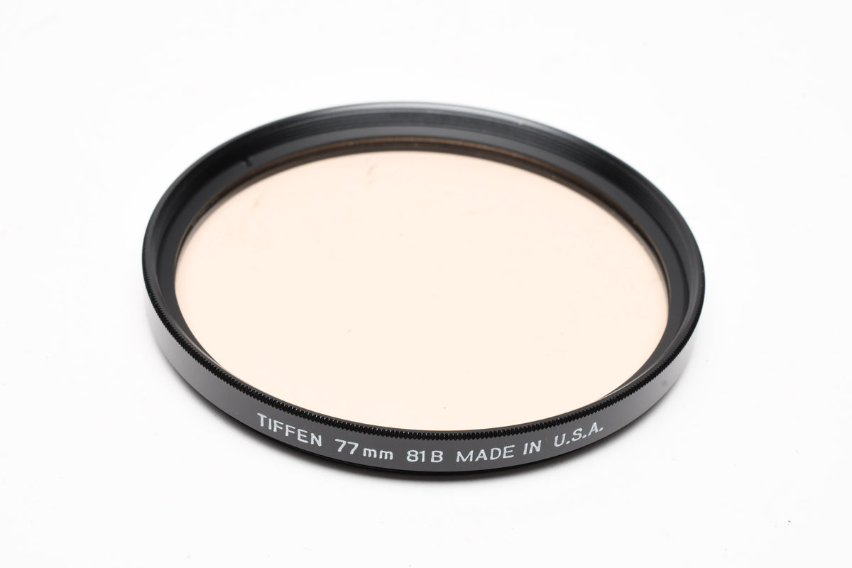 Tiffen 77mm 81B Warming filter in Jewel case, Clean