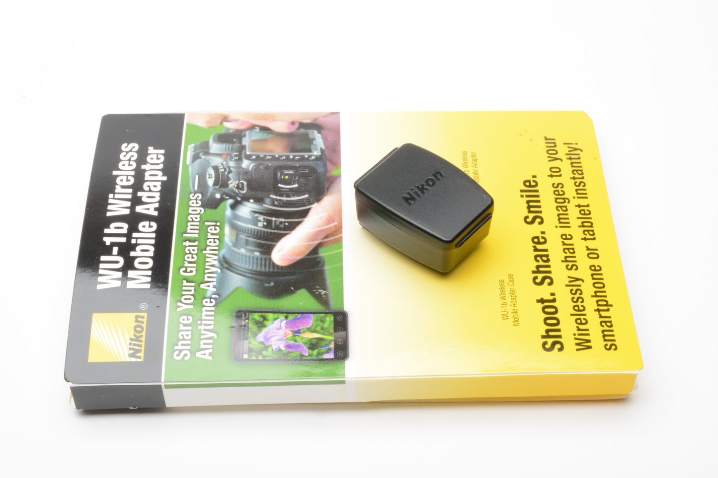 Nikon WU-1b wireless adapter w/case, instructions, New - never used