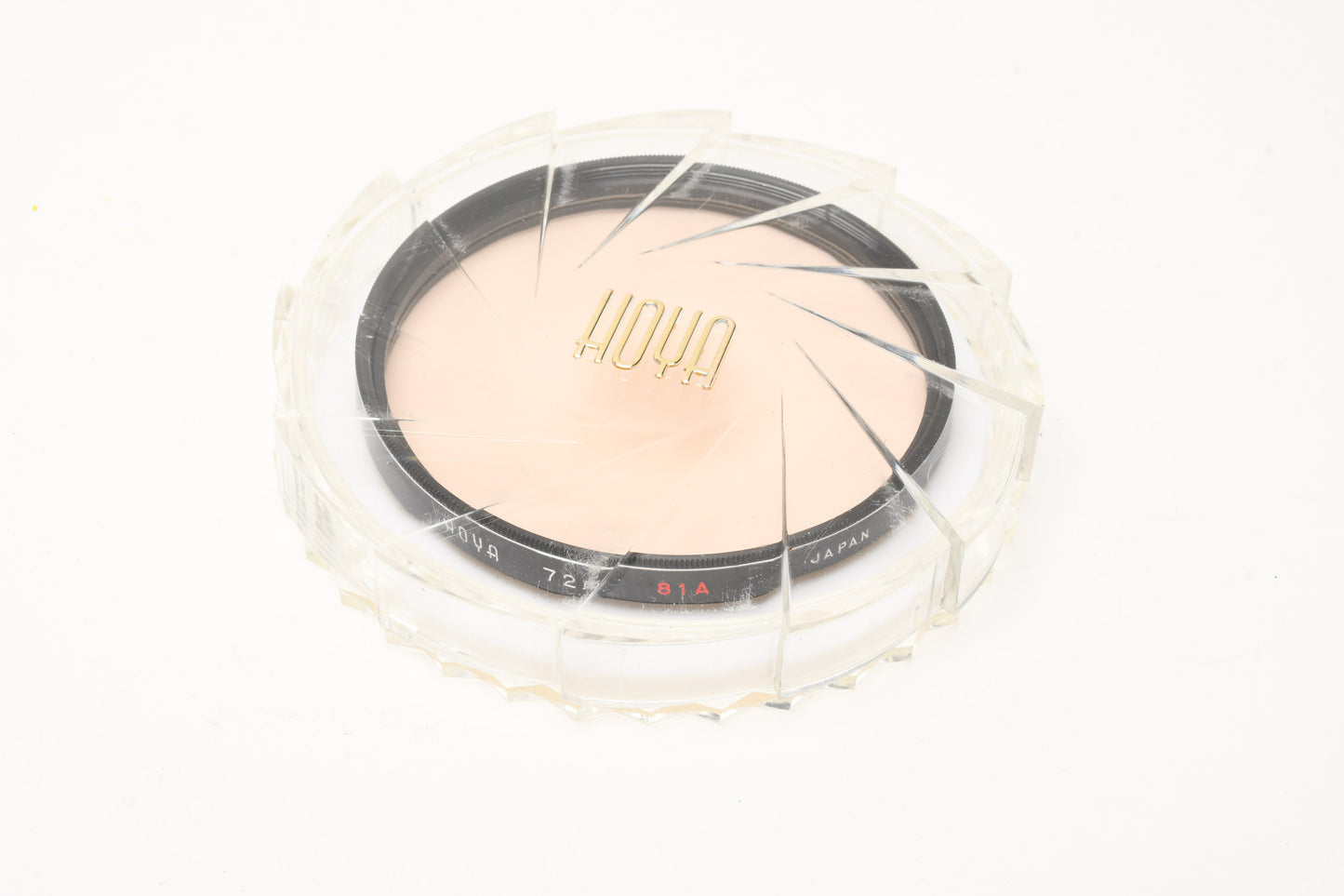 Hoya 72mm 81A "balancing" filter in jewel case and box - mint-
