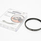 Tiffen 58mm 58UVP UV filter - New