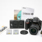 Nikon D5600 DSLR Body w/18-55mm VR zoom, 2 batts+charger, Mint-, 868 Acts!