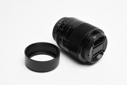 Viltrox AF 56mm f1.4 XF Fuji X Mount, Hood + Caps, Great!