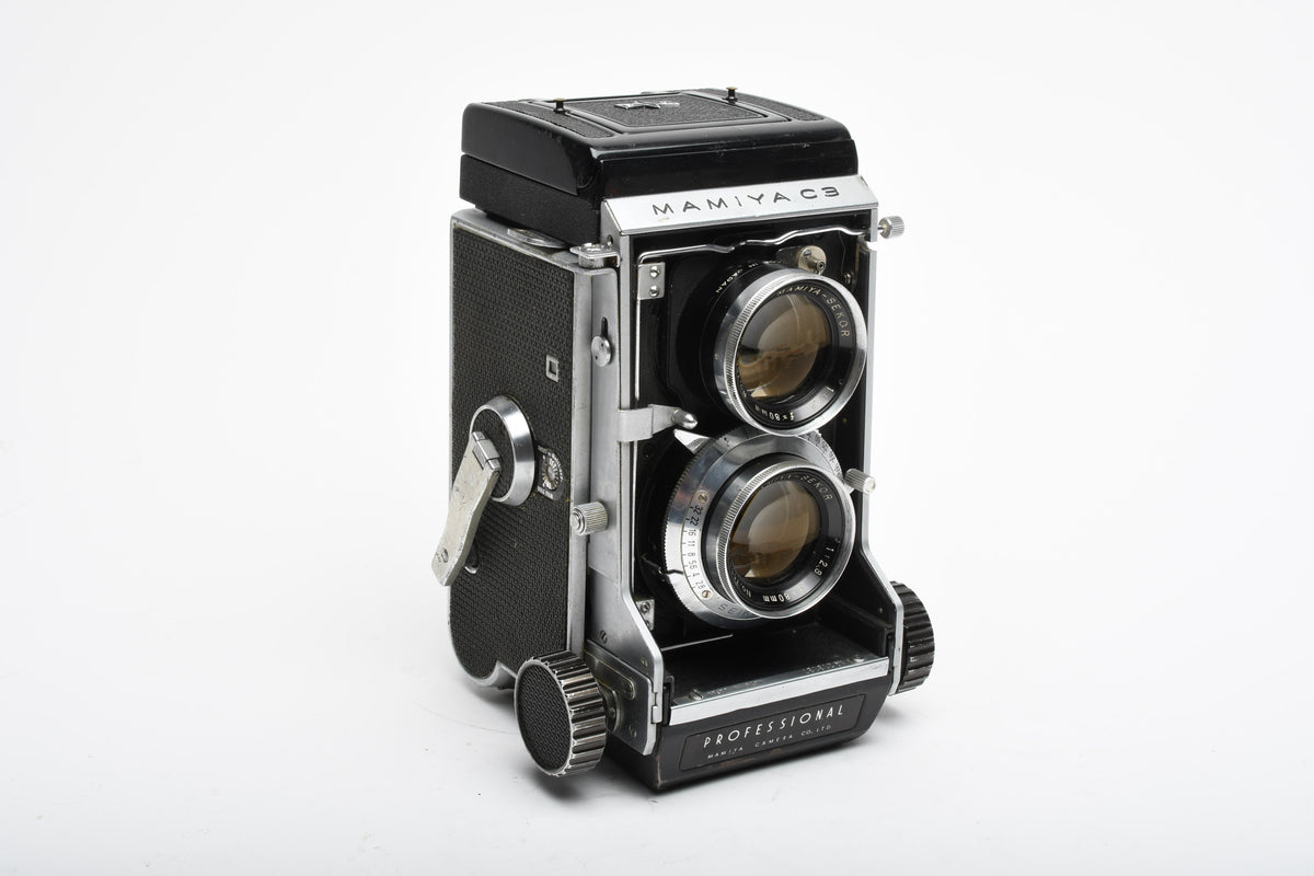 Mamiya C3 Pro TLR w/80mm f2.8, New seals, Fully tested, Great!