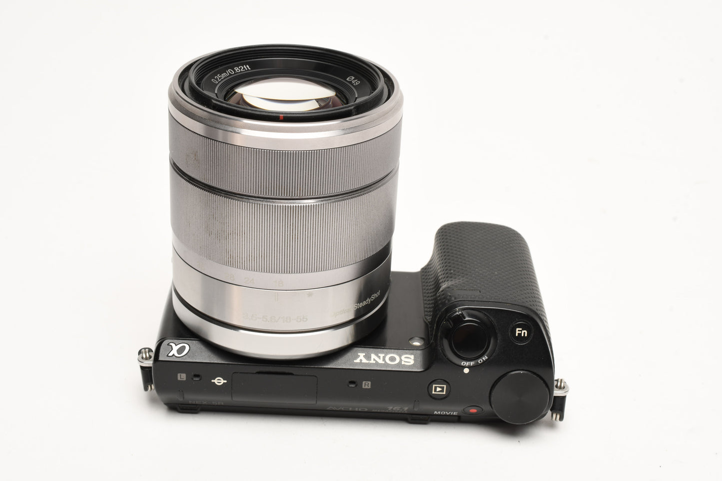 Sony NEX-5R Mirrorless w/18-55mm zoom, batt+charger, 14K Acts, Tested