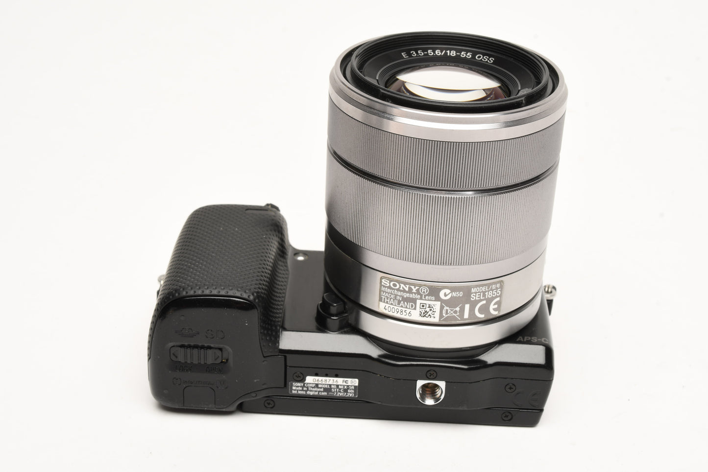 Sony NEX-5R Mirrorless w/18-55mm zoom, batt+charger, 14K Acts, Tested