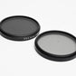 Tiffen 58mm ND .3 & ND .6 Neutral Density filters, New in Box