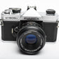 Fujica ST605N 35mm SLR Body w/55mm f2.2 lens, strap, New seals, tested, good!