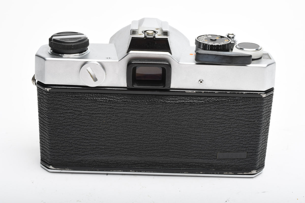 Fujica ST605N 35mm SLR Body w/55mm f2.2 lens, strap, New seals, tested, good!