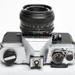 Fujica ST605N 35mm SLR Body w/55mm f2.2 lens, strap, New seals, tested, good!
