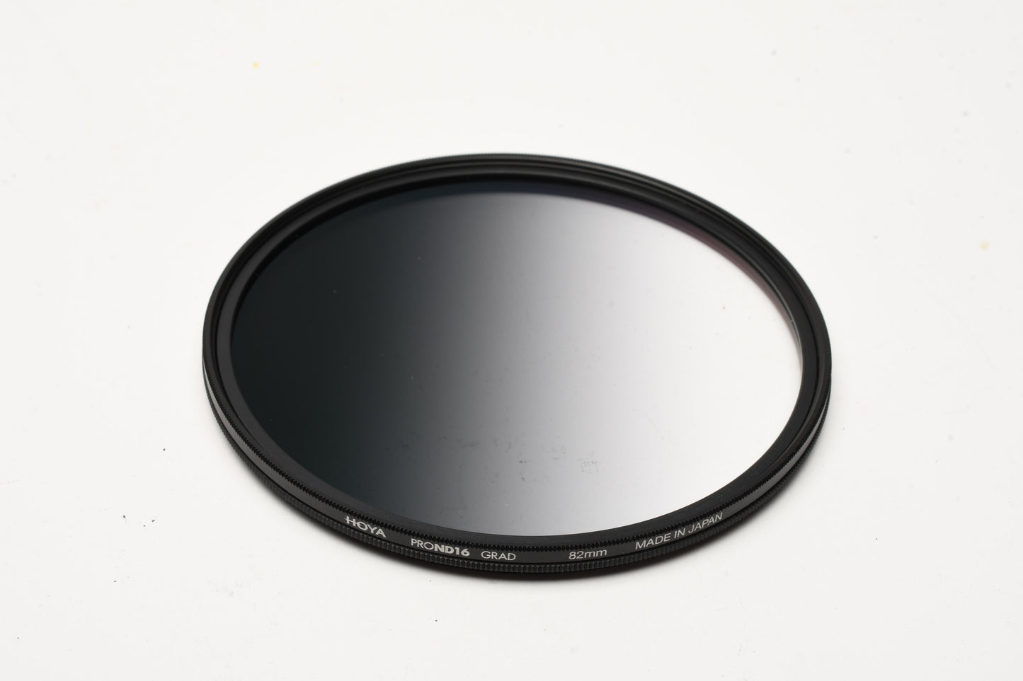 Hoya 82mm Pro ND16 Grad graduated grey filter in jewel case - mint-