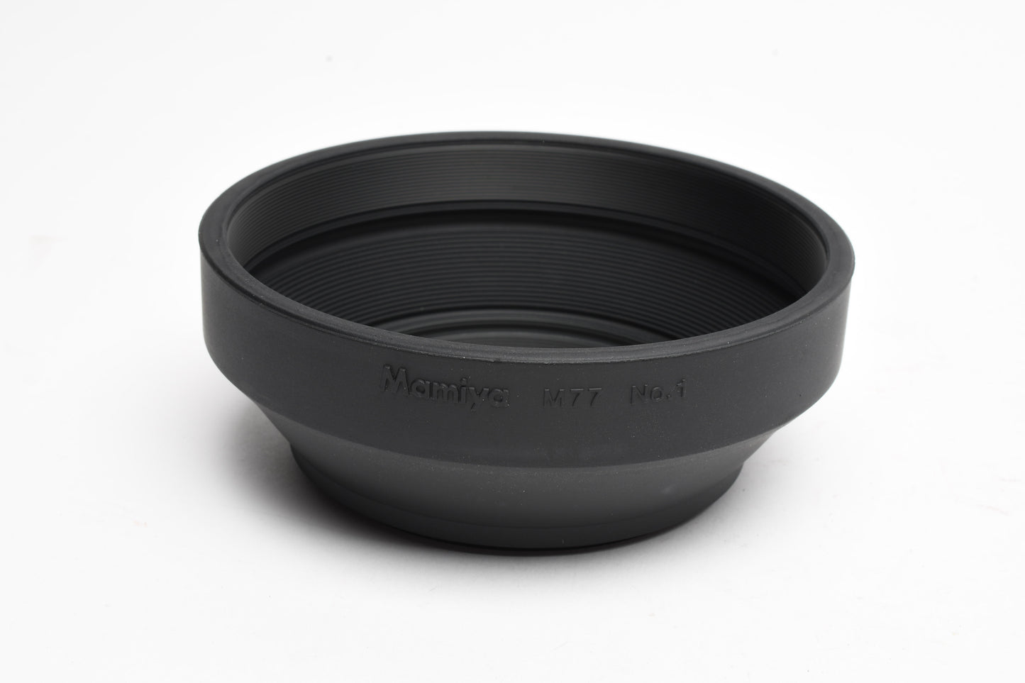 Mamiya 77mm No.1 Screw on Rubber Lens Hood Shade M77 for 65mm-110mm lenses