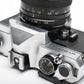 Fujica ST605N 35mm SLR Body w/55mm f2.2 lens, strap, New seals, tested, good!