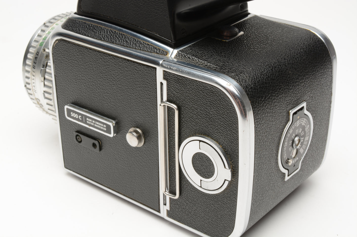 Hasselblad 500C w/80mm f2.8, Prism, A16 Back, Very clean, New seals, accurate!