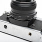 Fujica ST605N 35mm SLR Body w/55mm f2.2 lens, strap, New seals, tested, good!