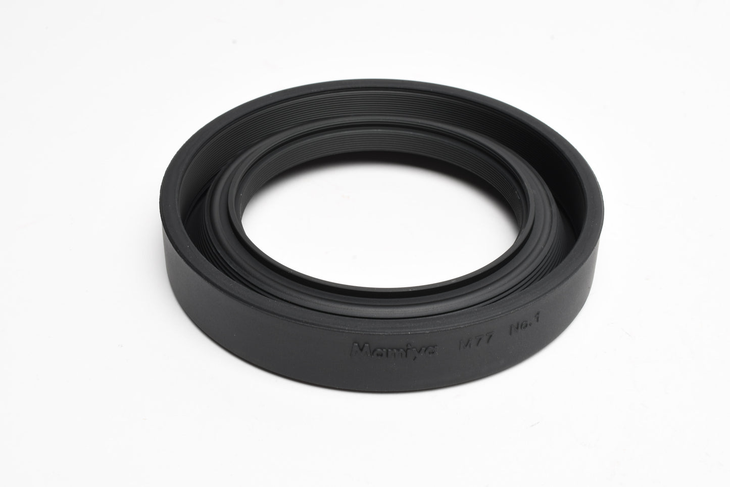 Mamiya 77mm No.1 Screw on Rubber Lens Hood Shade M77 for 65mm-110mm lenses