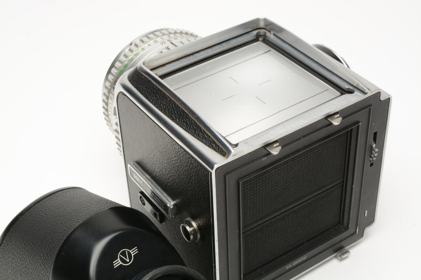 Hasselblad 500C w/80mm f2.8, Prism, A16 Back, Very clean, New seals, accurate!