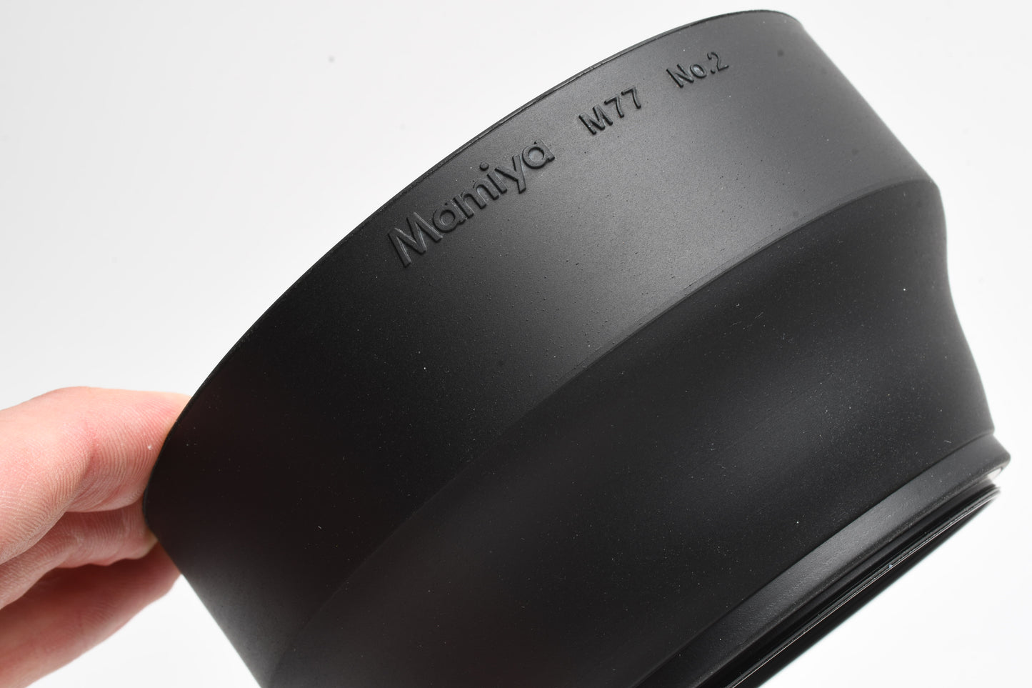 Mamiya 77mm No.2 Screw on Rubber Lens Hood Shade M77 for 127mm-250mm lenses