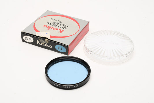 Kenko 55mm LBC4 color balancing filter in jewel case and box - mint-