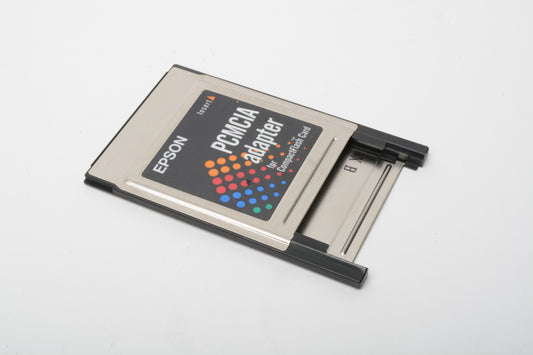 Epson PCMCIA CF Compact Flash card adapter, Clean