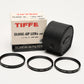Tiffen 52mm Close-Up Lens Filter Set +1, +2, +4 w/ case & box