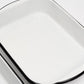 2X Ceramic darkroom printing trays 7.5"x9.5", clean