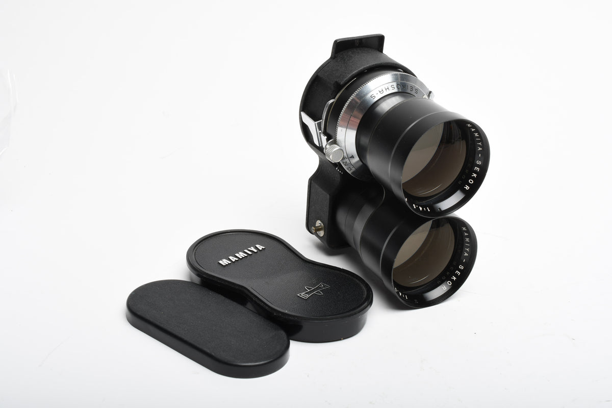 Mamiya Sekor 18cm f4.5 TLR lens, Caps, Tested, Great!