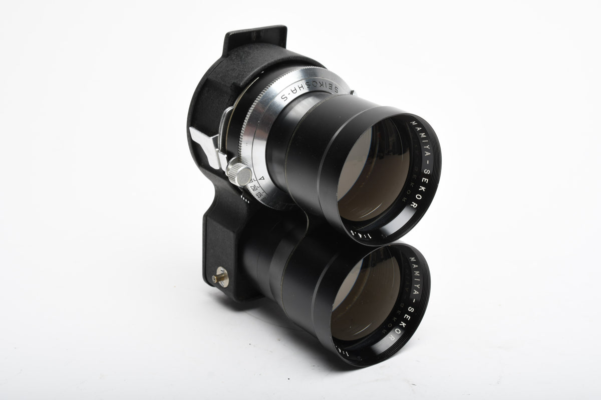 Mamiya Sekor 18cm f4.5 TLR lens, Caps, Tested, Great!