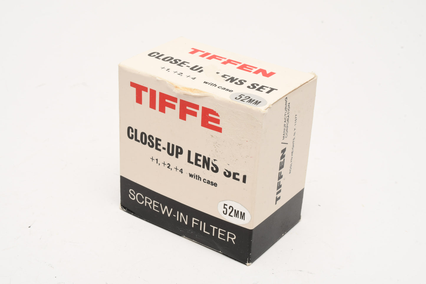 Tiffen 52mm Close-Up Lens Filter Set +1, +2, +4 w/ case & box