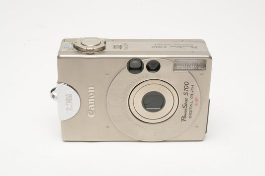 Canon PowerShot S100 Digital Elph 2MP Digital Point&Shoot camera PARTS OR REPAIR