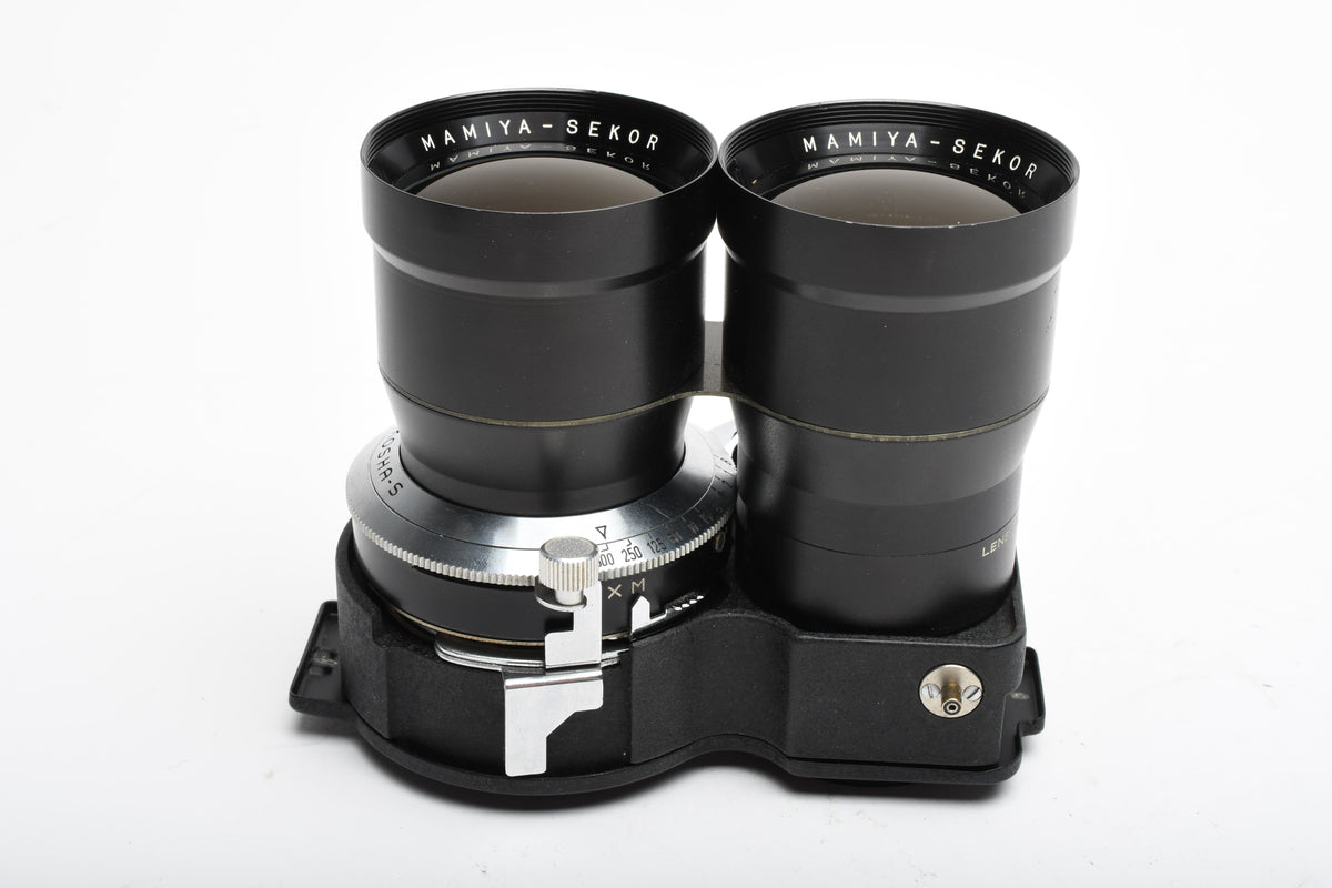 Mamiya Sekor 18cm f4.5 TLR lens, Caps, Tested, Great!