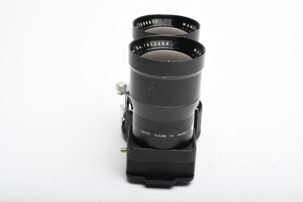 Mamiya Sekor 18cm f4.5 TLR lens, Caps, Tested, Great!