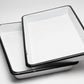 2X Ceramic darkroom printing trays 11"x18.5", clean