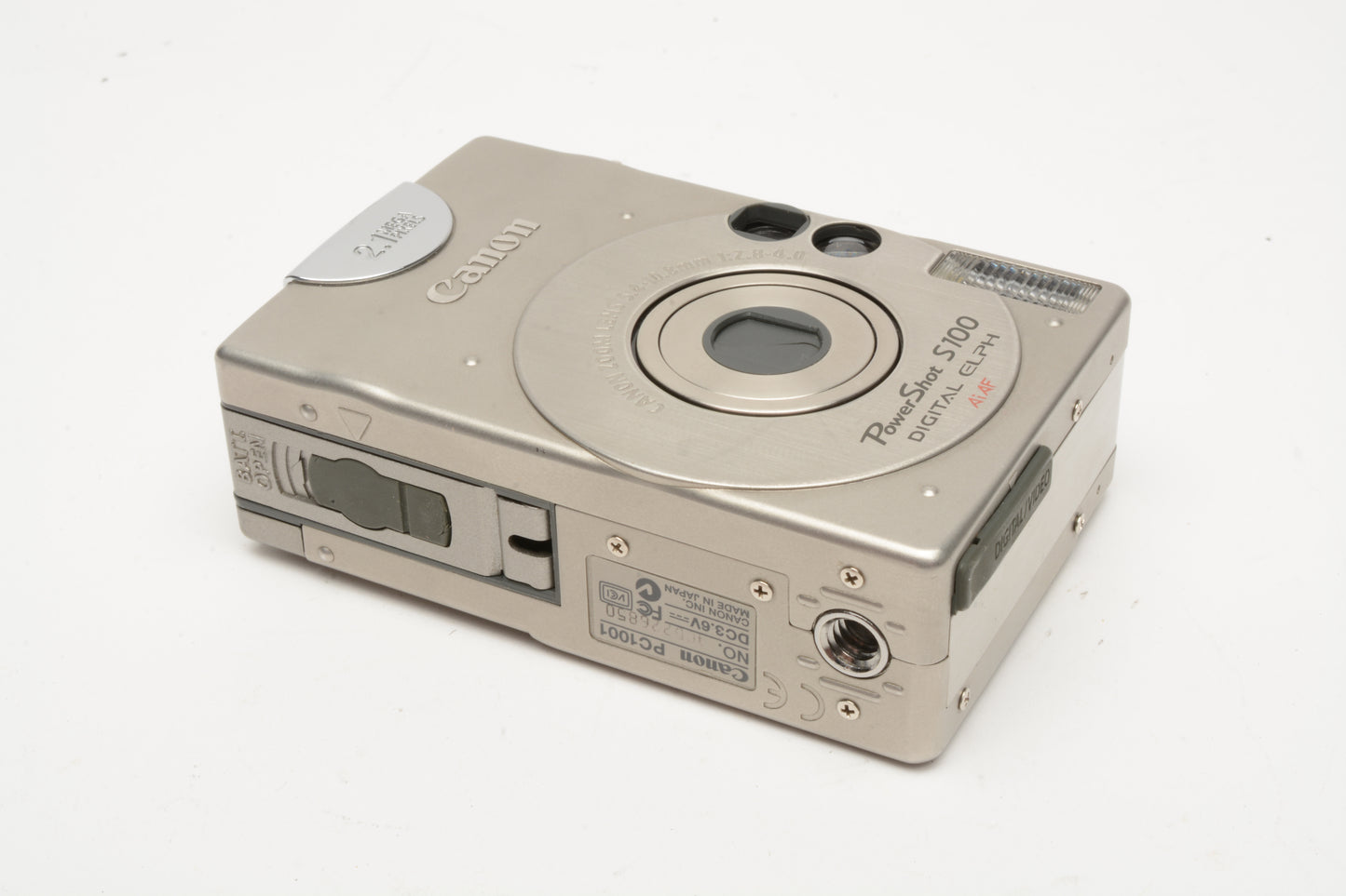 Canon PowerShot S100 Digital Elph 2MP Digital Point&Shoot camera PARTS OR REPAIR