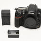 Nikon D800 DSLR body, batt+charger+17K Acts, Tested, USA Version