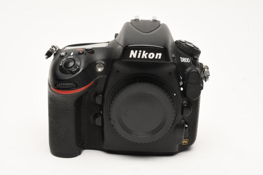 Nikon D800 DSLR body, batt+charger+17K Acts, Tested, USA Version