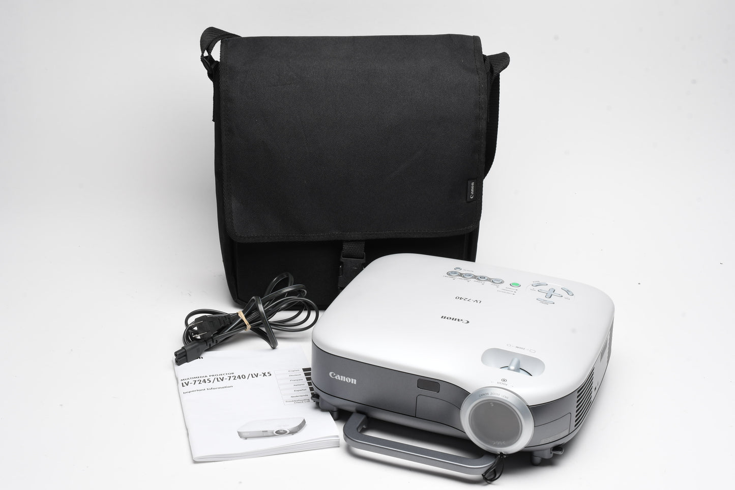 Canon LV-7240U LCD Projector in case, tested, works great!