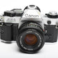 Canon AE-1 Program 35mm SLR Camera w/50mm f1.8, New Seals, Manual, Full CLA