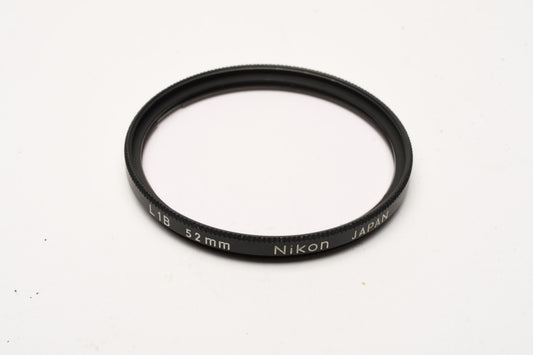 Nikon 52mm L1B skylight filter in jewel case and box - mint-