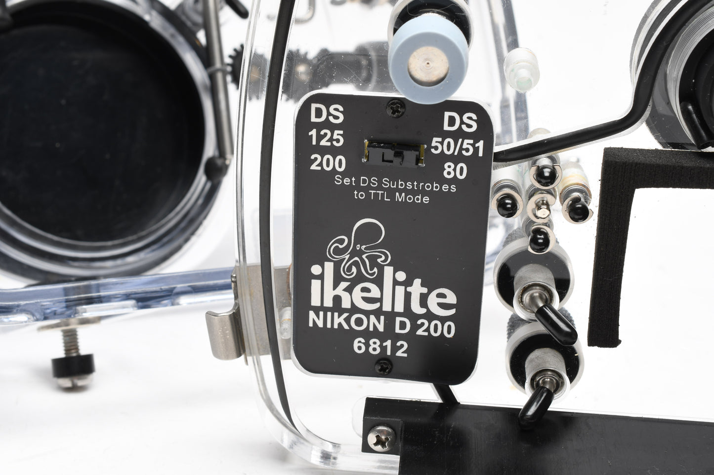 Ikelite Underwater Housing for Nikon D200 DSLR Camera #6812 + 2X Ports, Great!