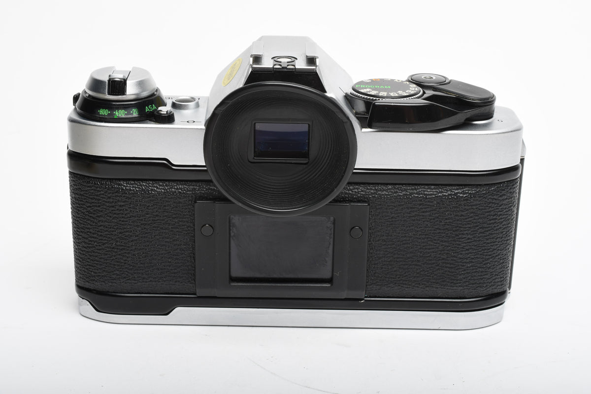 Canon AE-1 Program 35mm SLR Camera w/50mm f1.8, New Seals, Manual, Full CLA