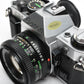 Canon AE-1 Program 35mm SLR Camera w/50mm f1.8, New Seals, Manual, Full CLA