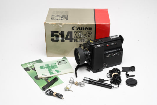 Canon 514 XL-S Canosound Movie Camera for Parts or Repair - No power