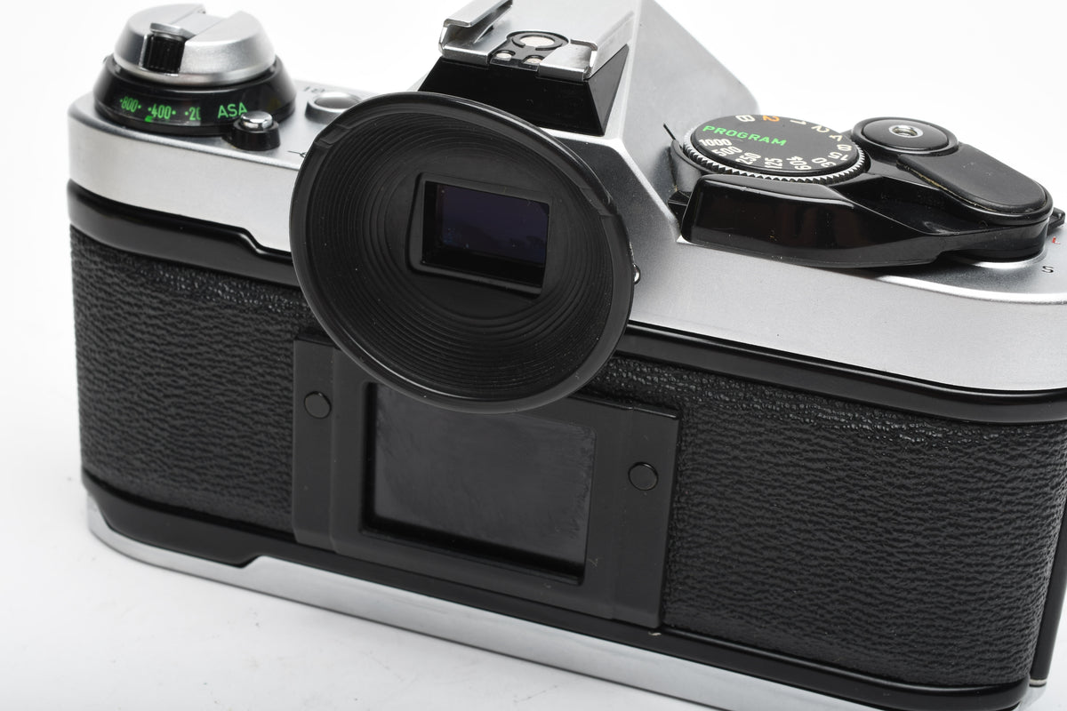 Canon AE-1 Program 35mm SLR Camera w/50mm f1.8, New Seals, Manual, Full CLA
